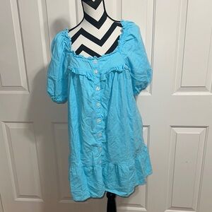 Stoney Clover X Target Light Blue Button-Down Dress